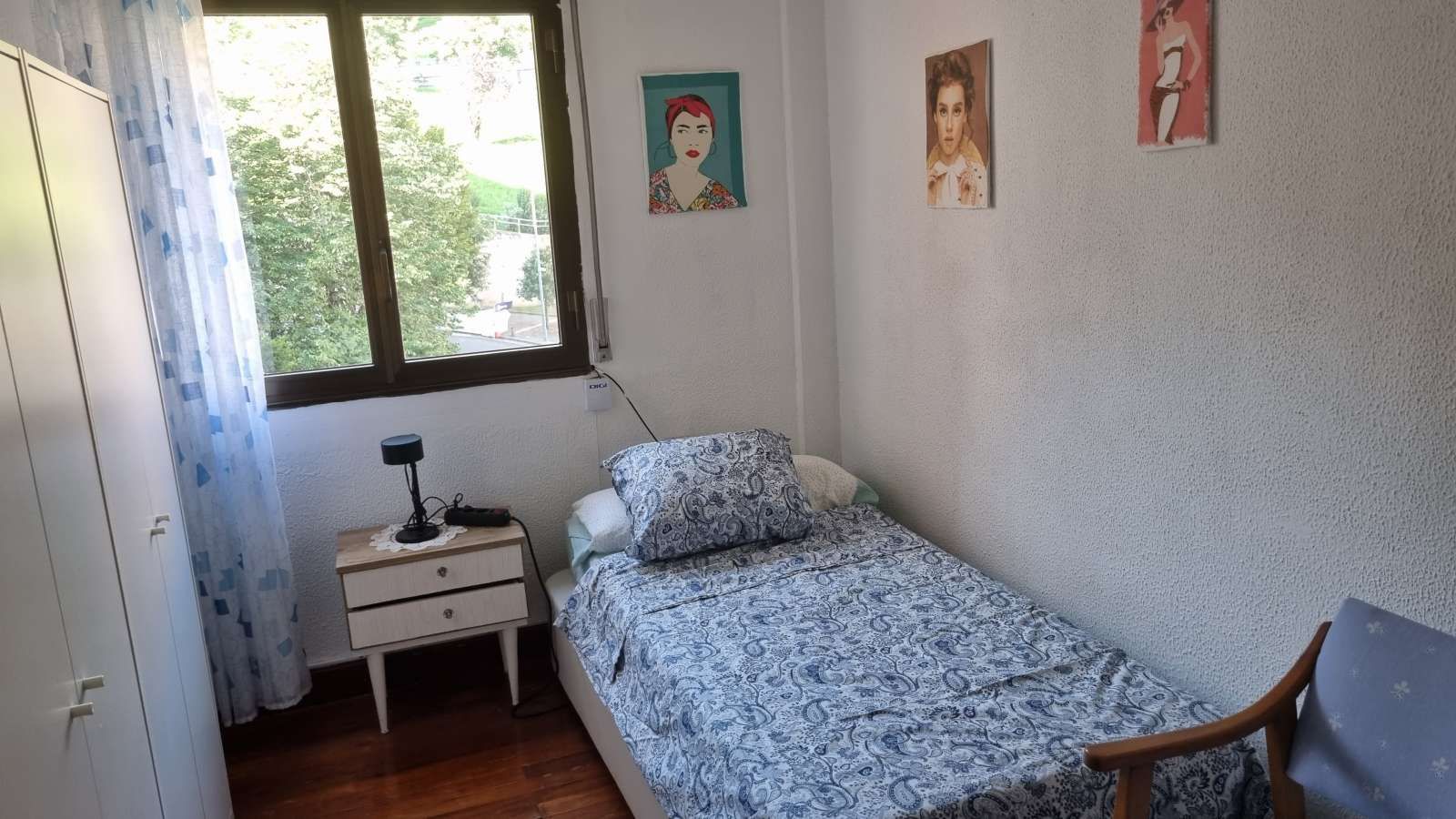 Bedroom of Flat to share in Bilbao   with Air Conditioner, Heating and Terrace