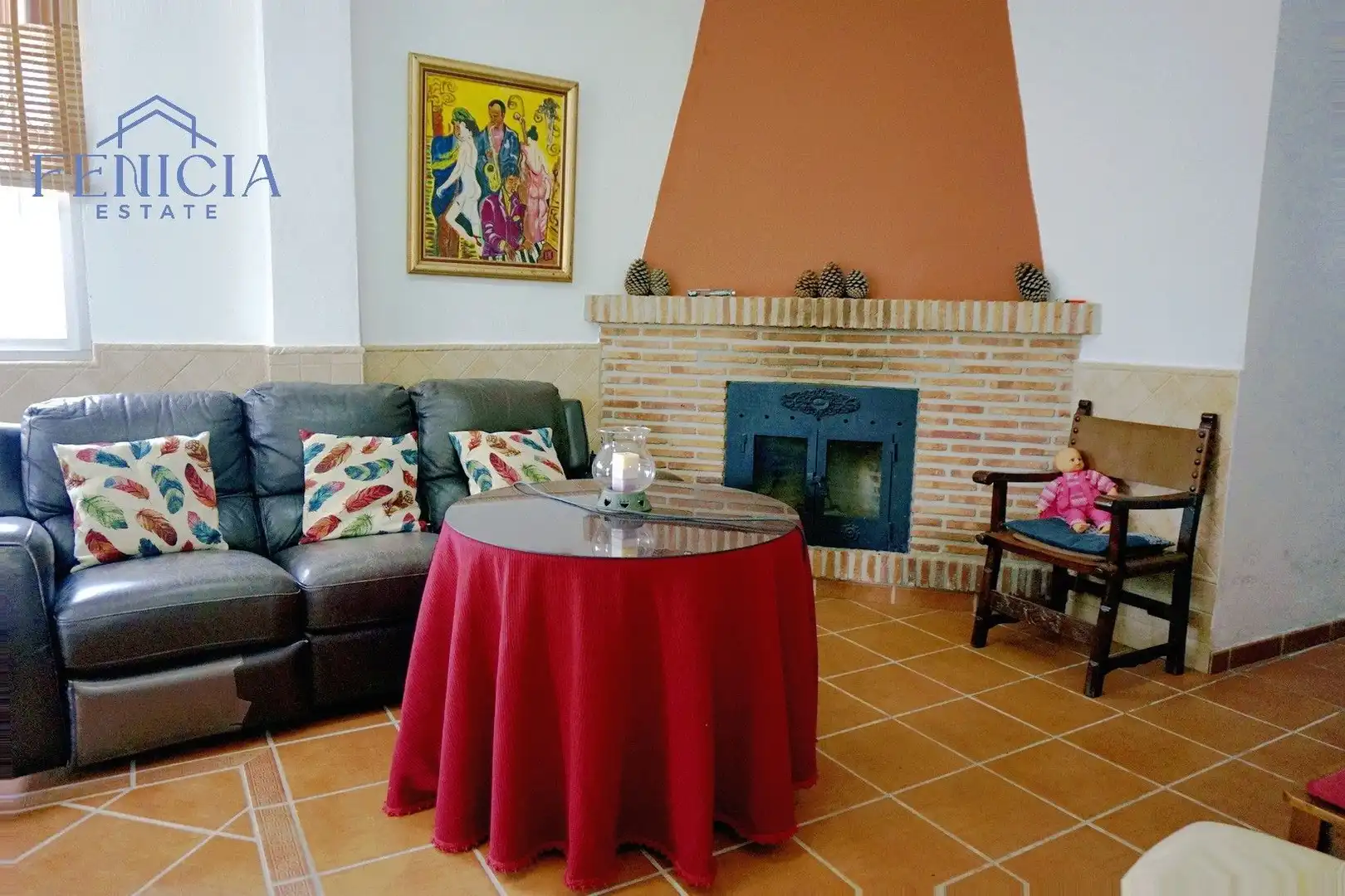 Sala de estar de Finca rústica en venta en Almuñécar con Aire acondicionado, Jardín privado y Terraza