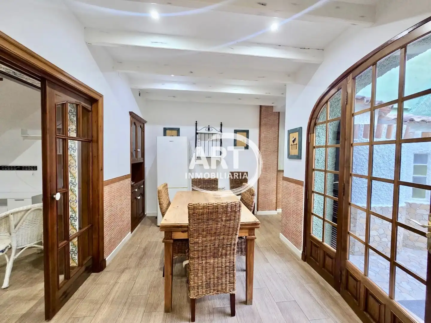 Comedor de Finca rústica de alquiler en Bétera con Aire acondicionado, Calefacción y Terraza