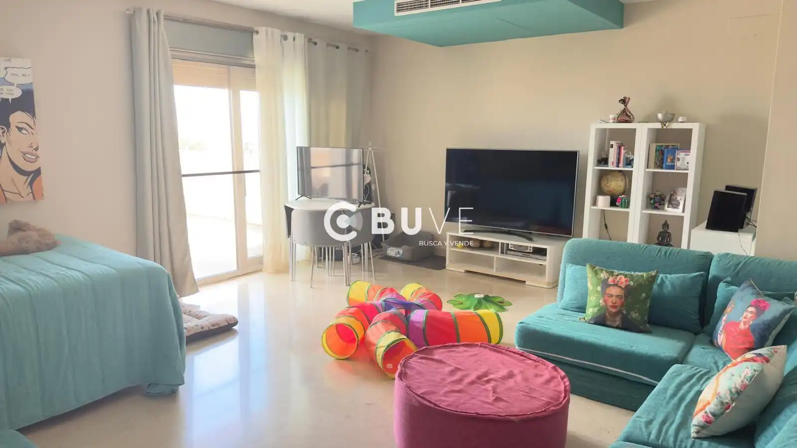 Wohnzimmer von Einfamilien-Reihenhaus zum Verkauf in Mojácar mit Terrasse und Schwimmbad