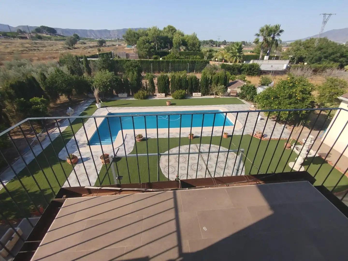 Piscina de Finca rústica en venda en Alhama de Murcia amb Jardí privat i Piscina