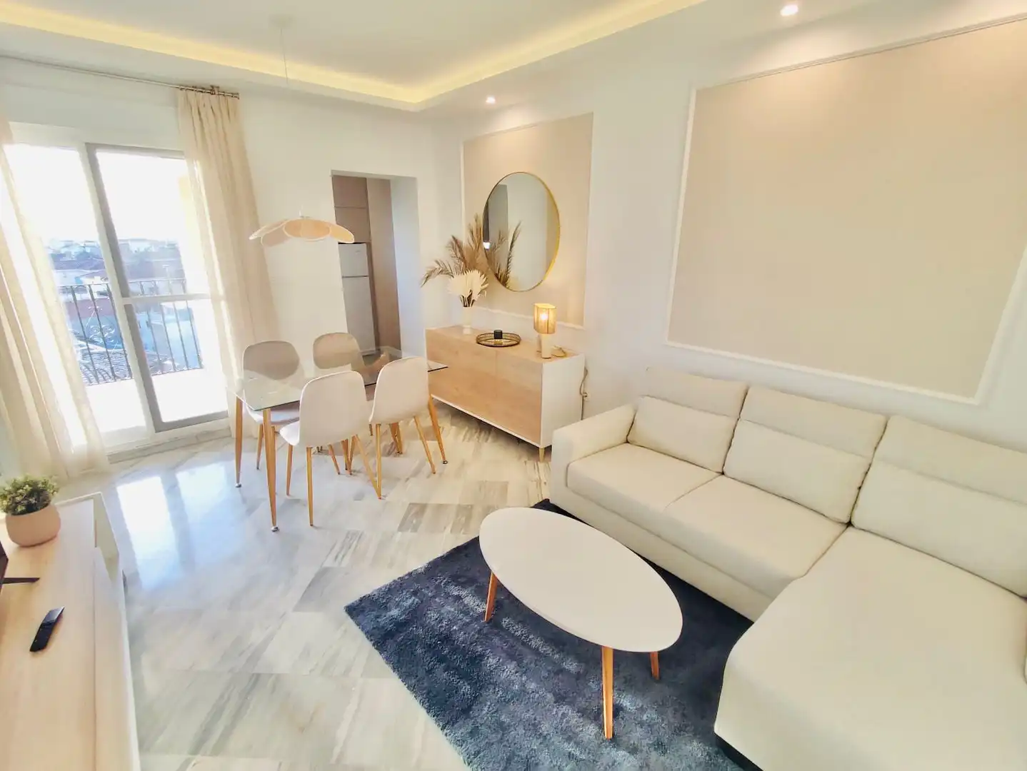 Wohnzimmer von Wohnung zur Miete in Granada mit Klimaanlage, Heizung und Terrasse
