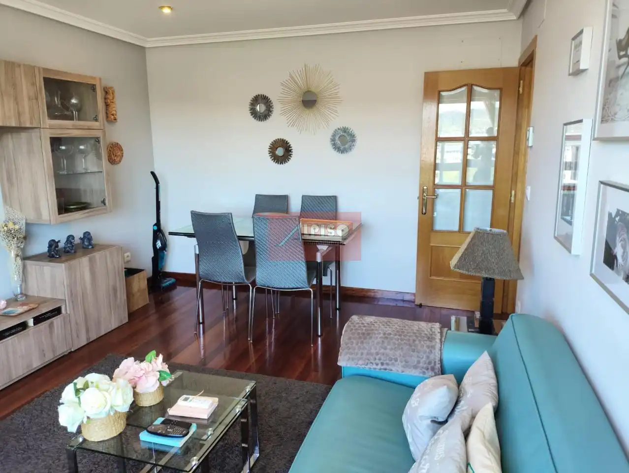 Living room of Duplexes for rent in Ourense Capital   with Air Conditioner, Heating and Parquet flooring