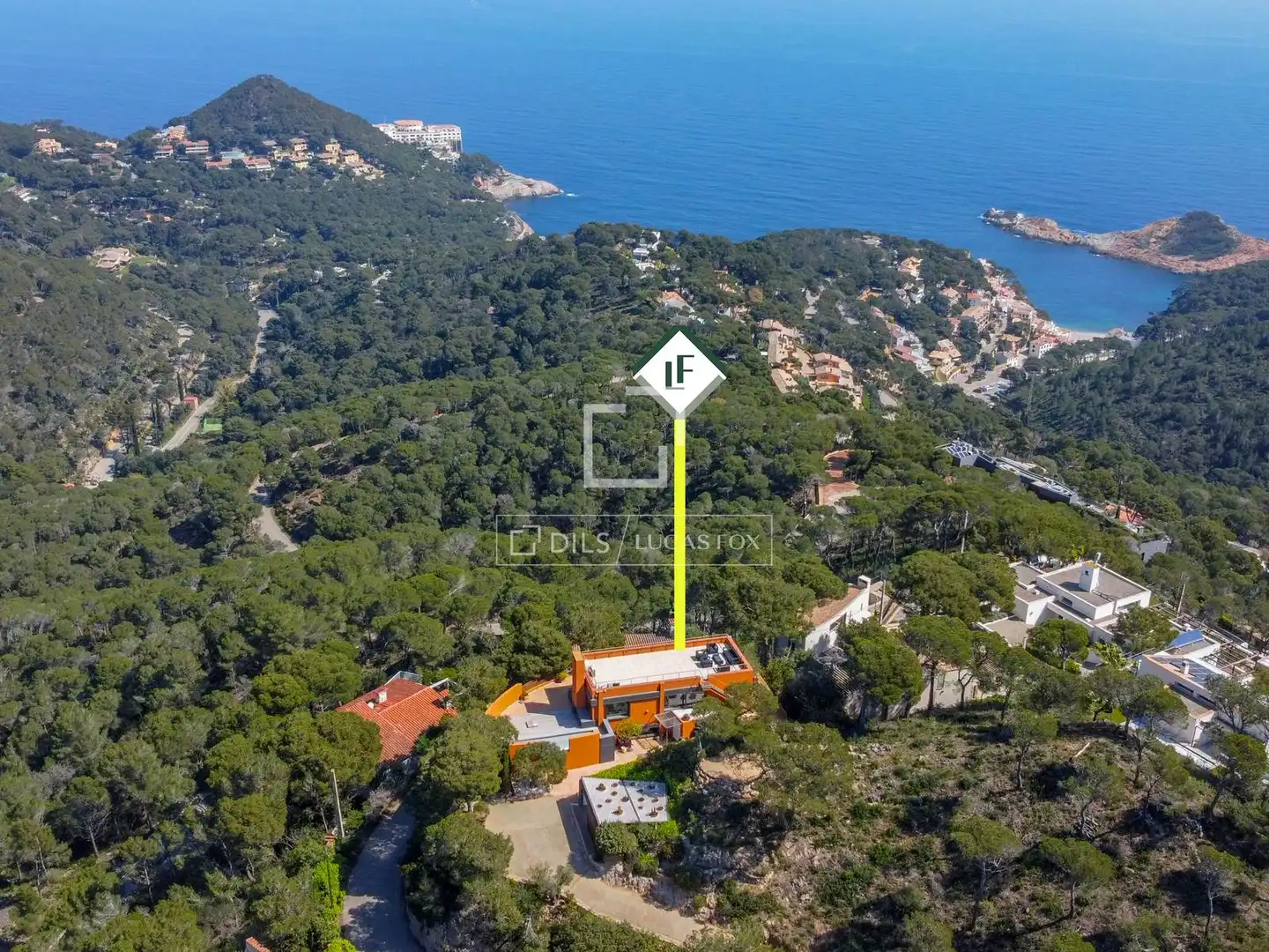 Exterior view of Houses for sale in Begur  with Air Conditioner, Heating and Private garden