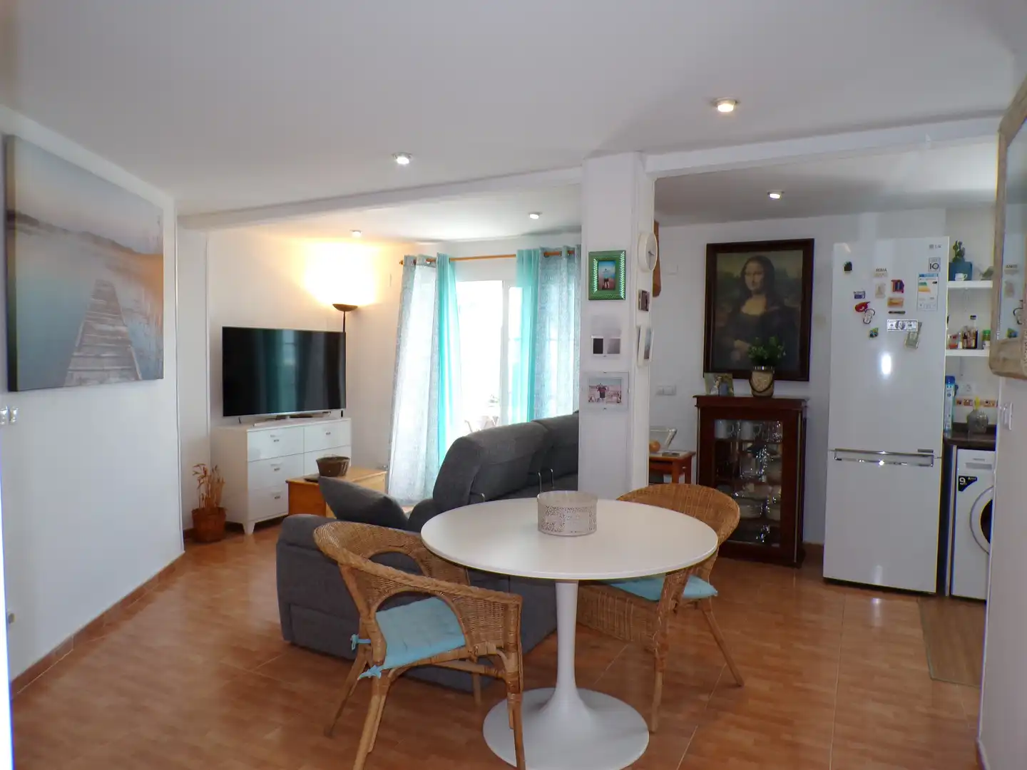 Wohnzimmer von Wohnungen zum Verkauf in Cullera mit Terrasse, Möbliert und Ofen