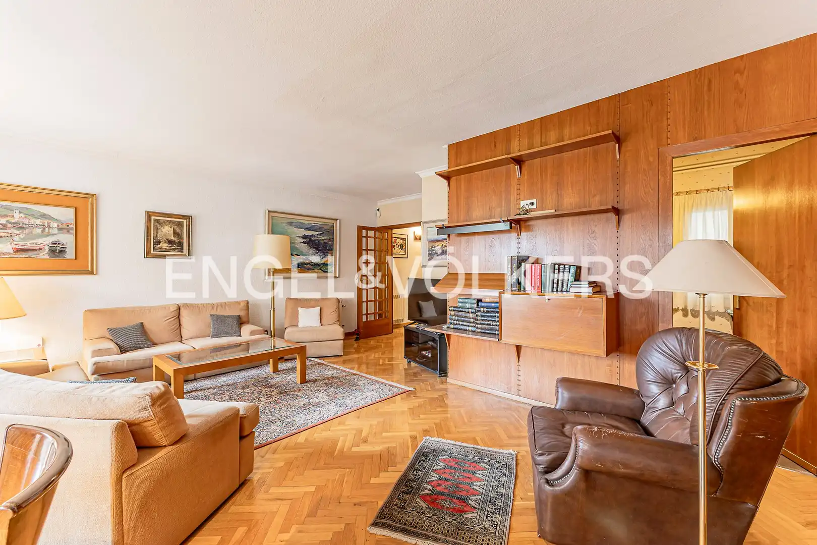 Sala de estar de Piso en venta en Barcelona con Calefacción y Balcón