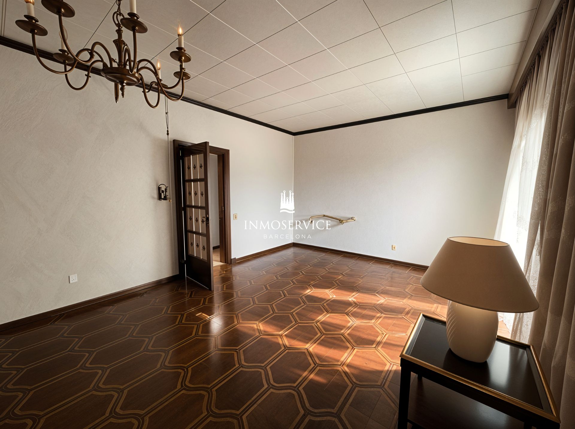 Living room of Flat for sale in  Barcelona Capital  with Terrace and Balcony