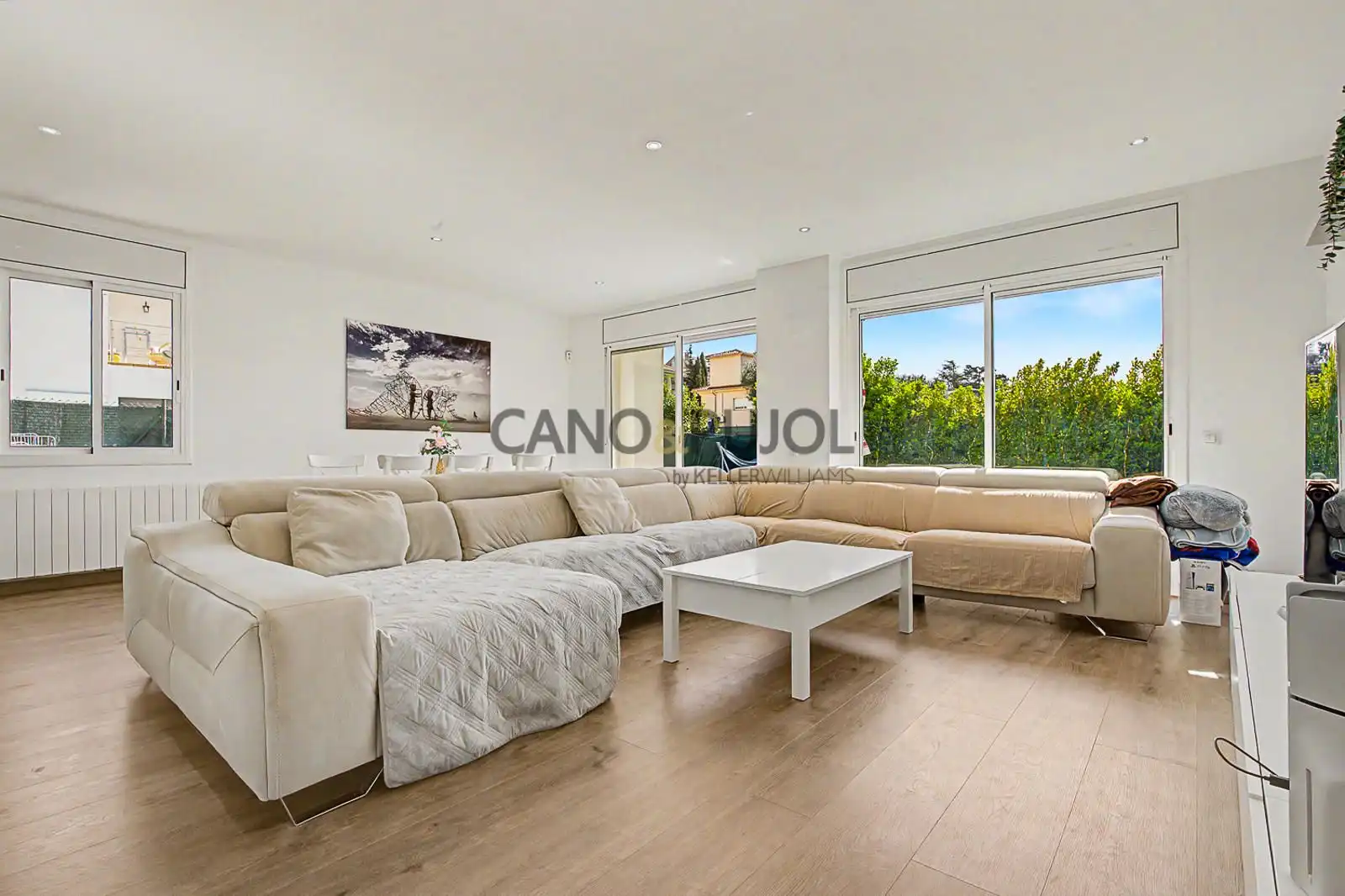 Sala de estar de Casa o chalet en venta en Bigues i Riells del Fai con Aire acondicionado, Calefacción y Terraza