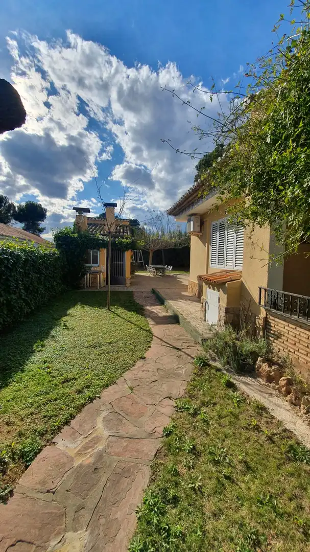 Jardín de Casa o chalet en venta en L'Alcúdia de Crespins con Piscina