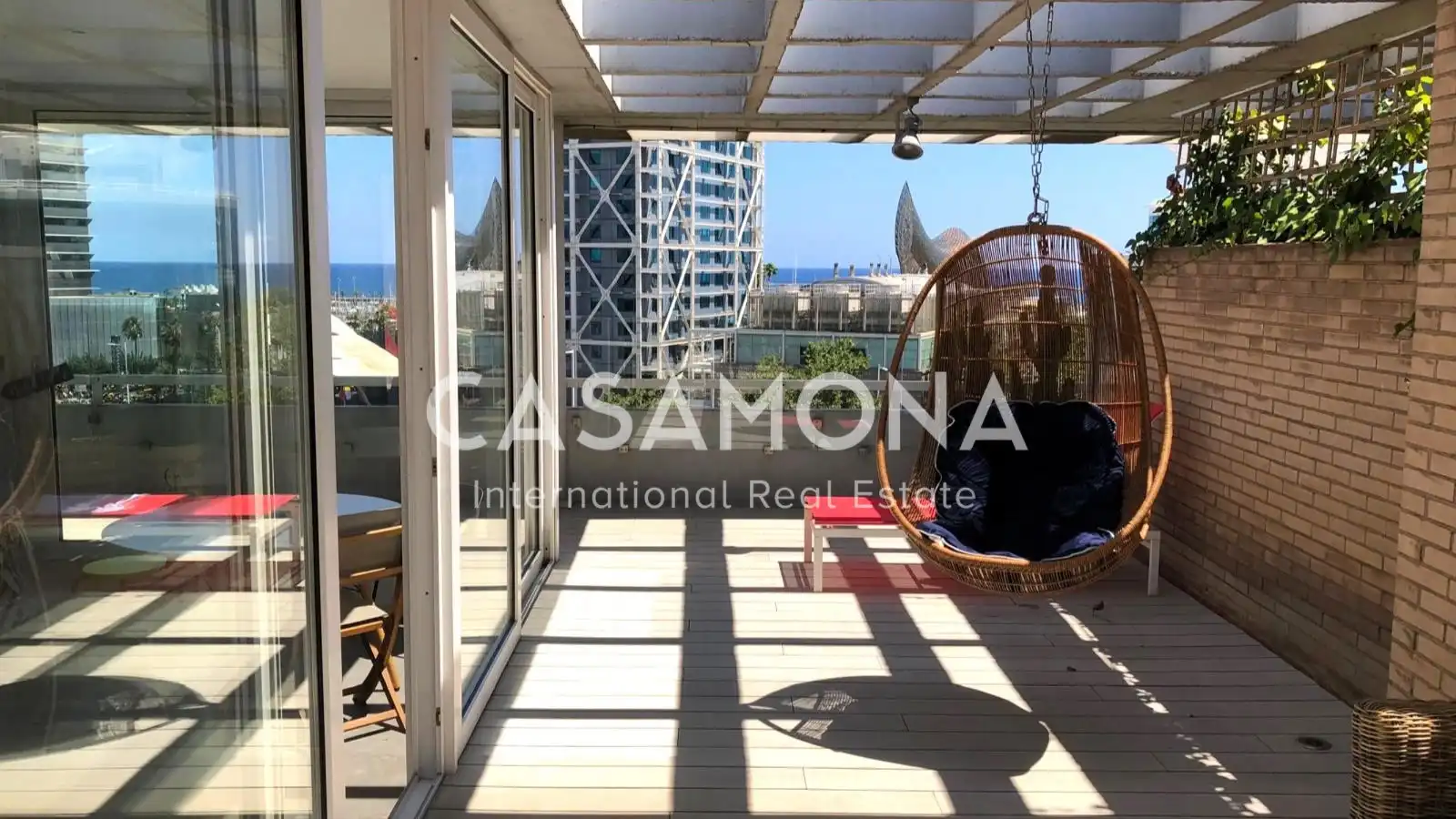 Terrassa de Apartament de lloguer en Barcelona amb Aire condicionat, Terrassa i Moblat