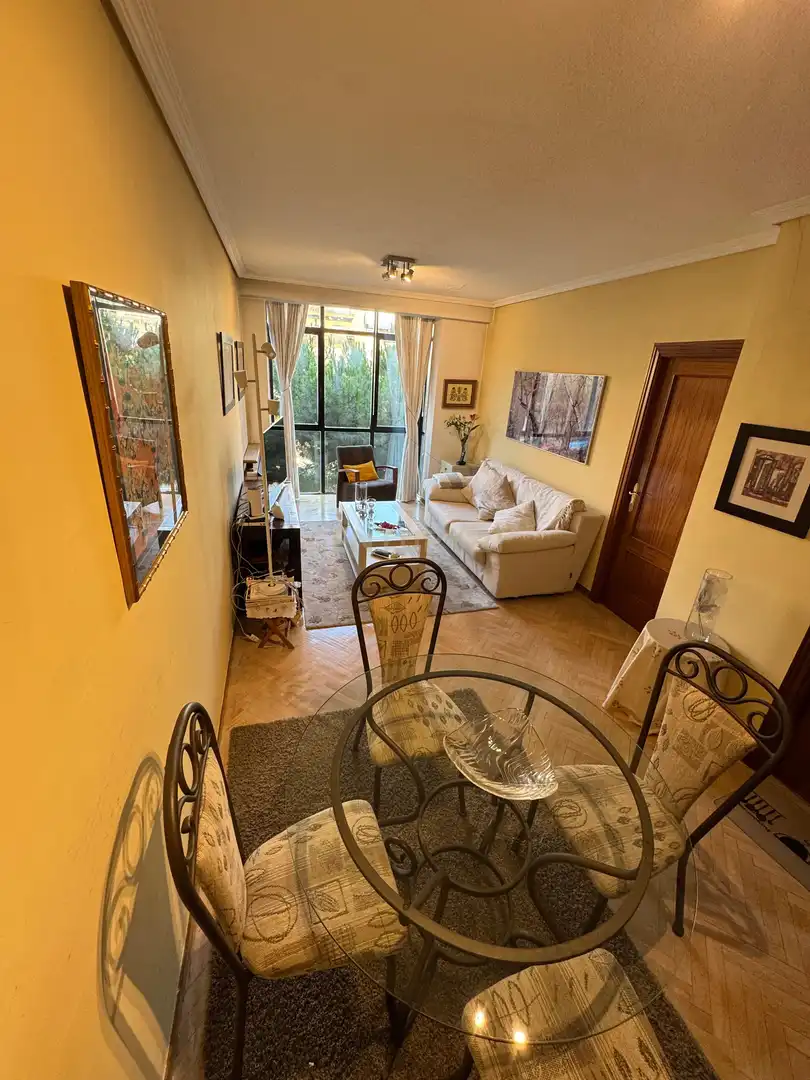 Sala d'estar de Pis de lloguer en Madrid amb Aire condicionat