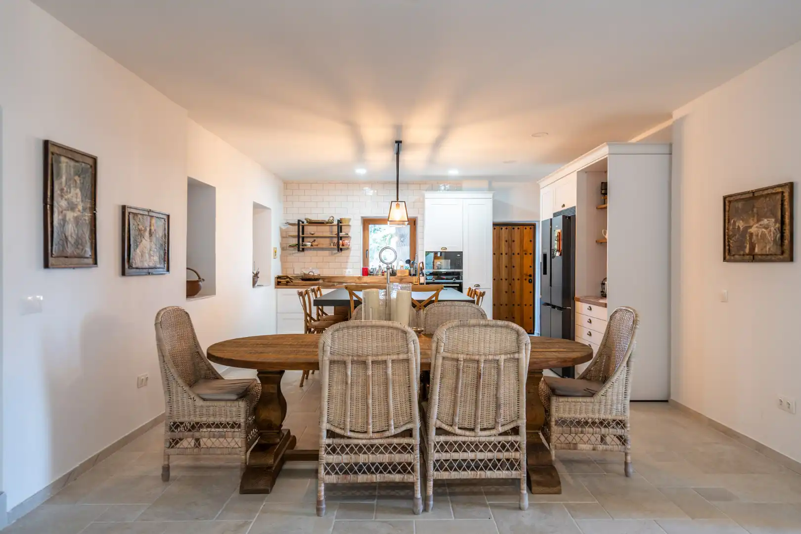 Comedor de Finca rústica en venta en Guadarrama con Aire acondicionado, Calefacción y Jardín privado