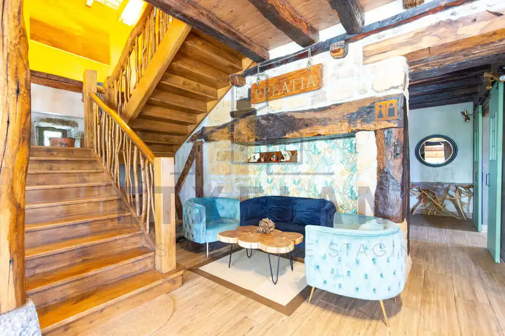 Sala de estar de Finca rústica en venta en Ispaster con Calefacción, Jardín privado y Terraza