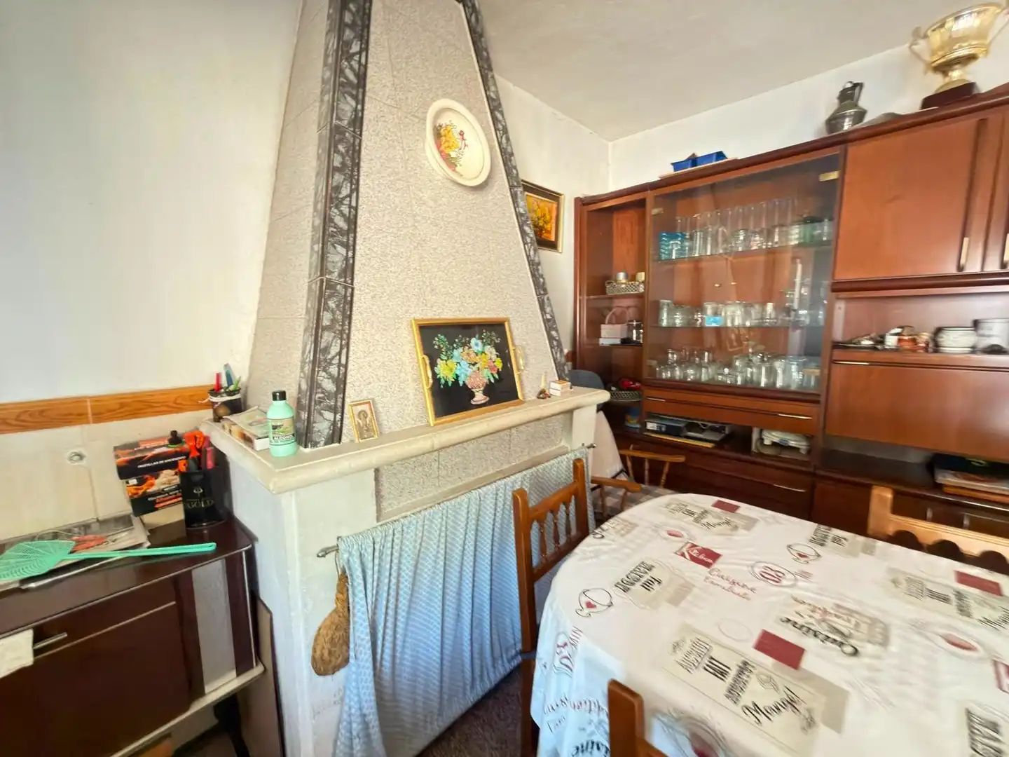 Comedor de Casa adosada en venta en Alicante / Alacant con Aire acondicionado, Calefacción y Jardín privado