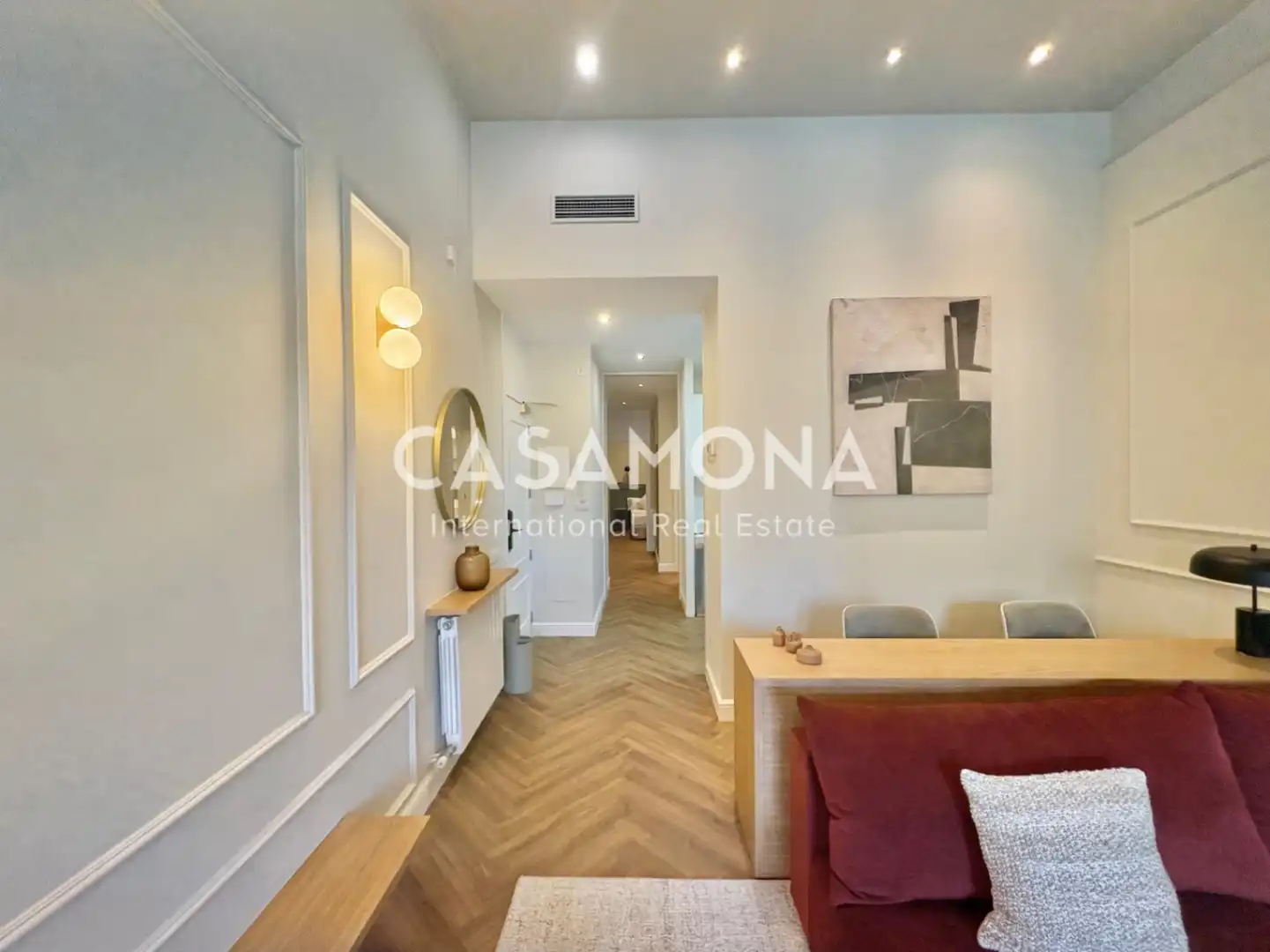 Sala d'estar de Apartament en venda en Barcelona amb Aire condicionat, Calefacció i Terrassa