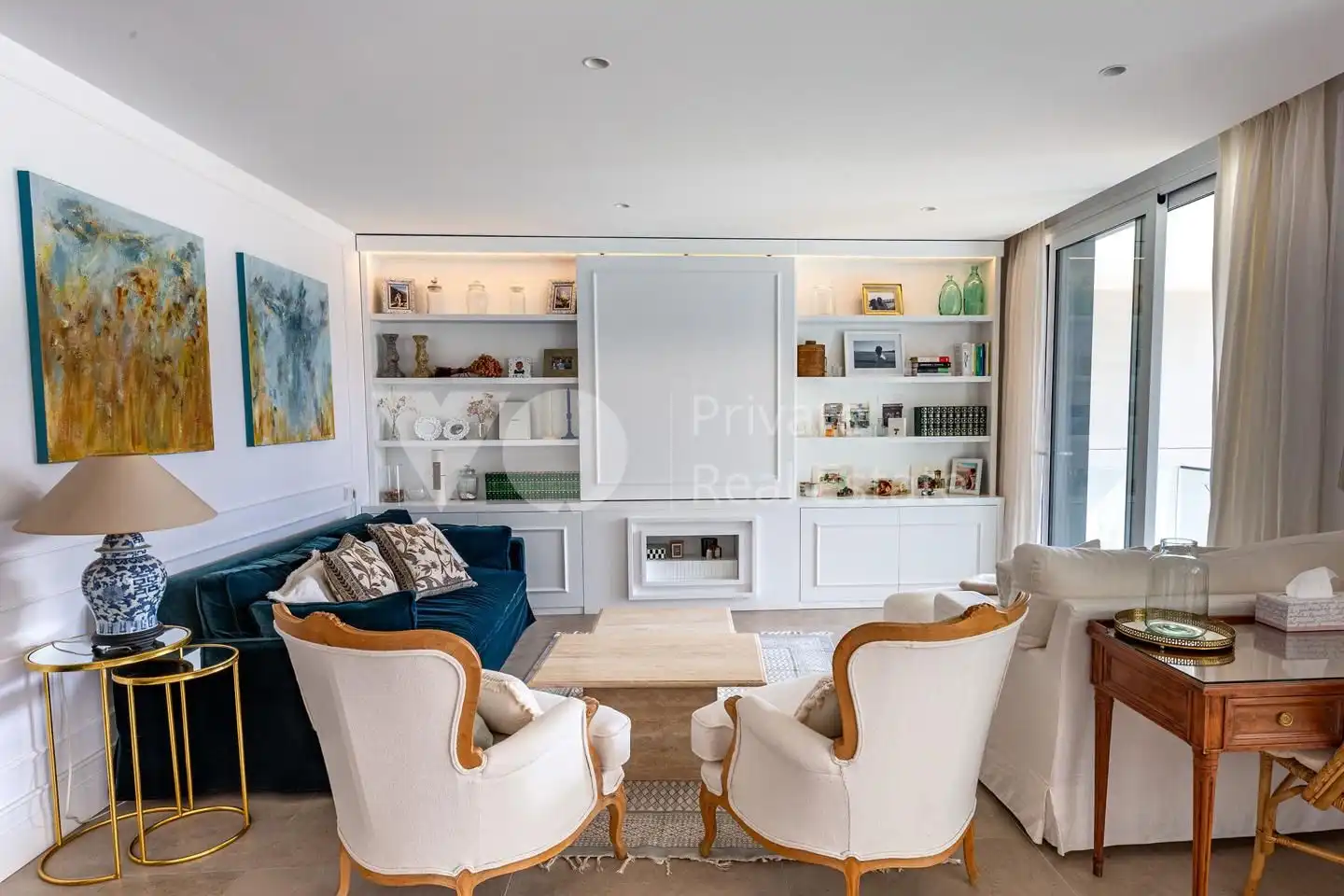 Sala de estar de Piso en venta en Pozuelo de Alarcón con Aire acondicionado, Calefacción y Terraza