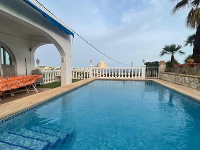 Swimming pool of House or chalet for sale in Calpe / Calp  with Air Conditioner, Terrace and Swimming Pool