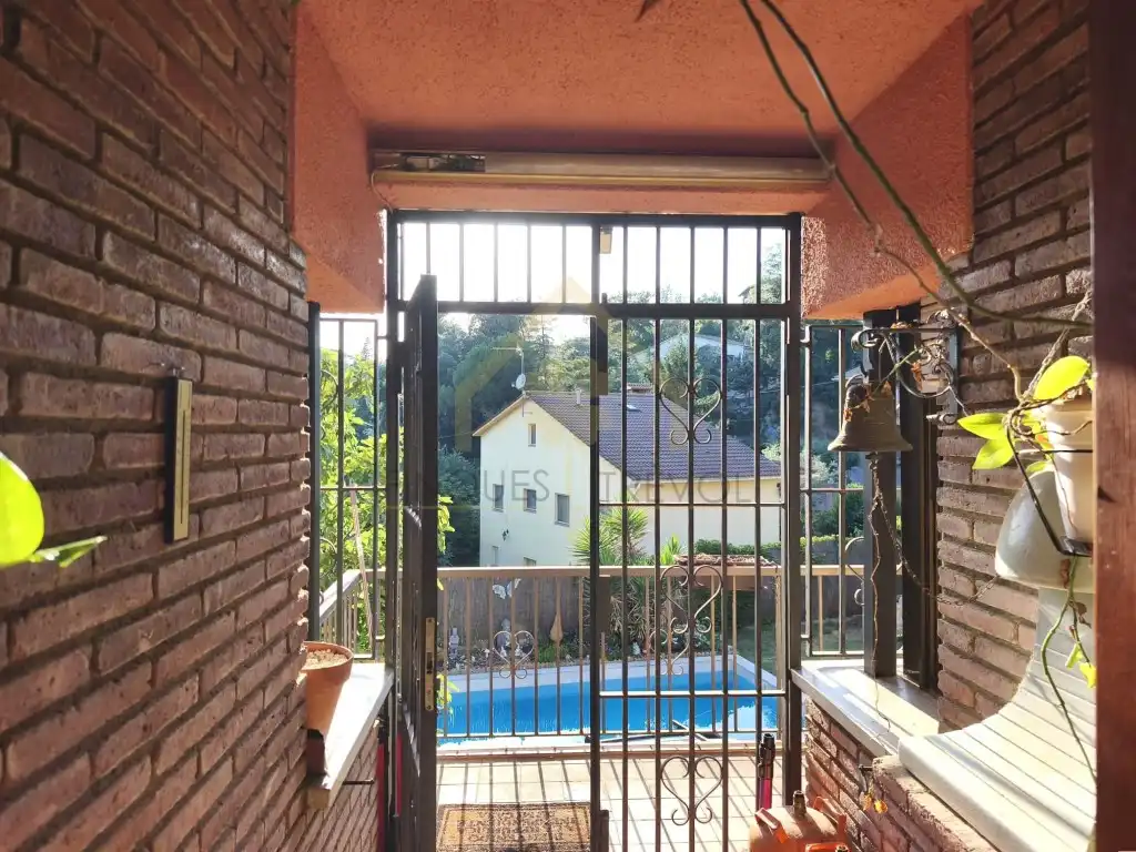 Exterior view of Houses for sale in Sant Pere de Vilamajor  with Swimming Pool