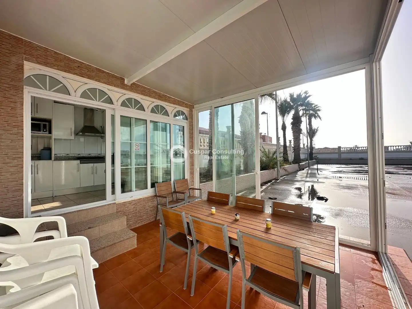 Terraza de Casa o chalet en venta en La Manga del Mar Menor con Calefacción, Terraza y Amueblado