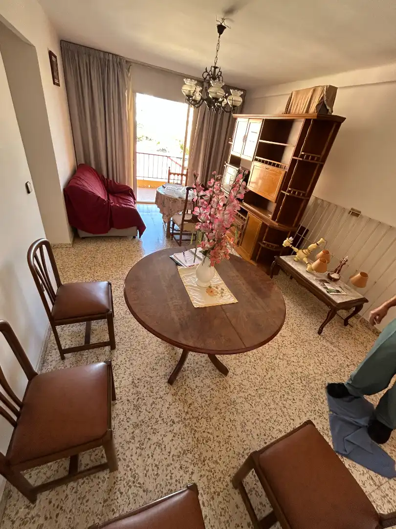 Dining room of Flat for sale in Vélez-Málaga  with Terrace, Furnished and Oven
