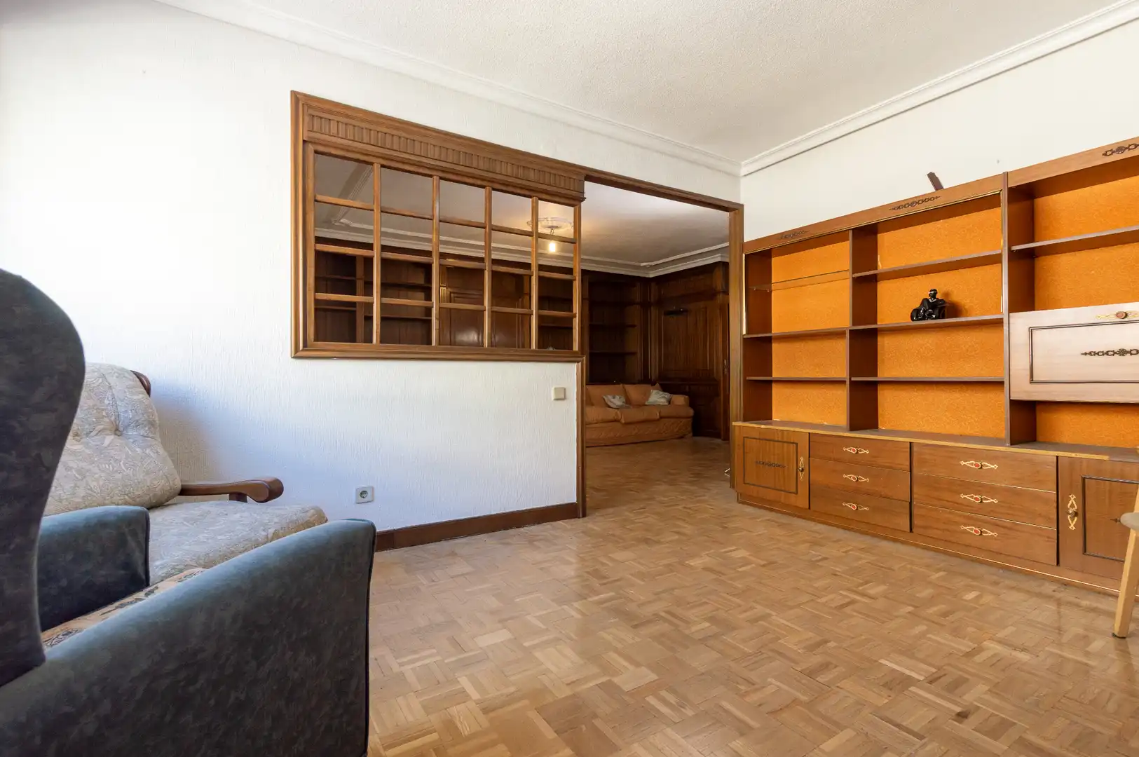 Sala de estar de Piso en venta en Alcalá de Henares con Calefacción, Parquet y Terraza