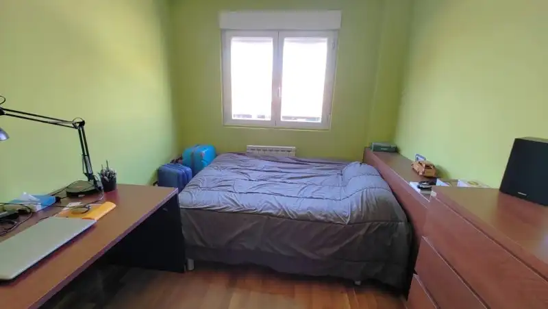 Schlafzimmer von Wohnung zum Verkauf in San Andrés del Rabanedo mit Heizung, Privatgarten und Parkett