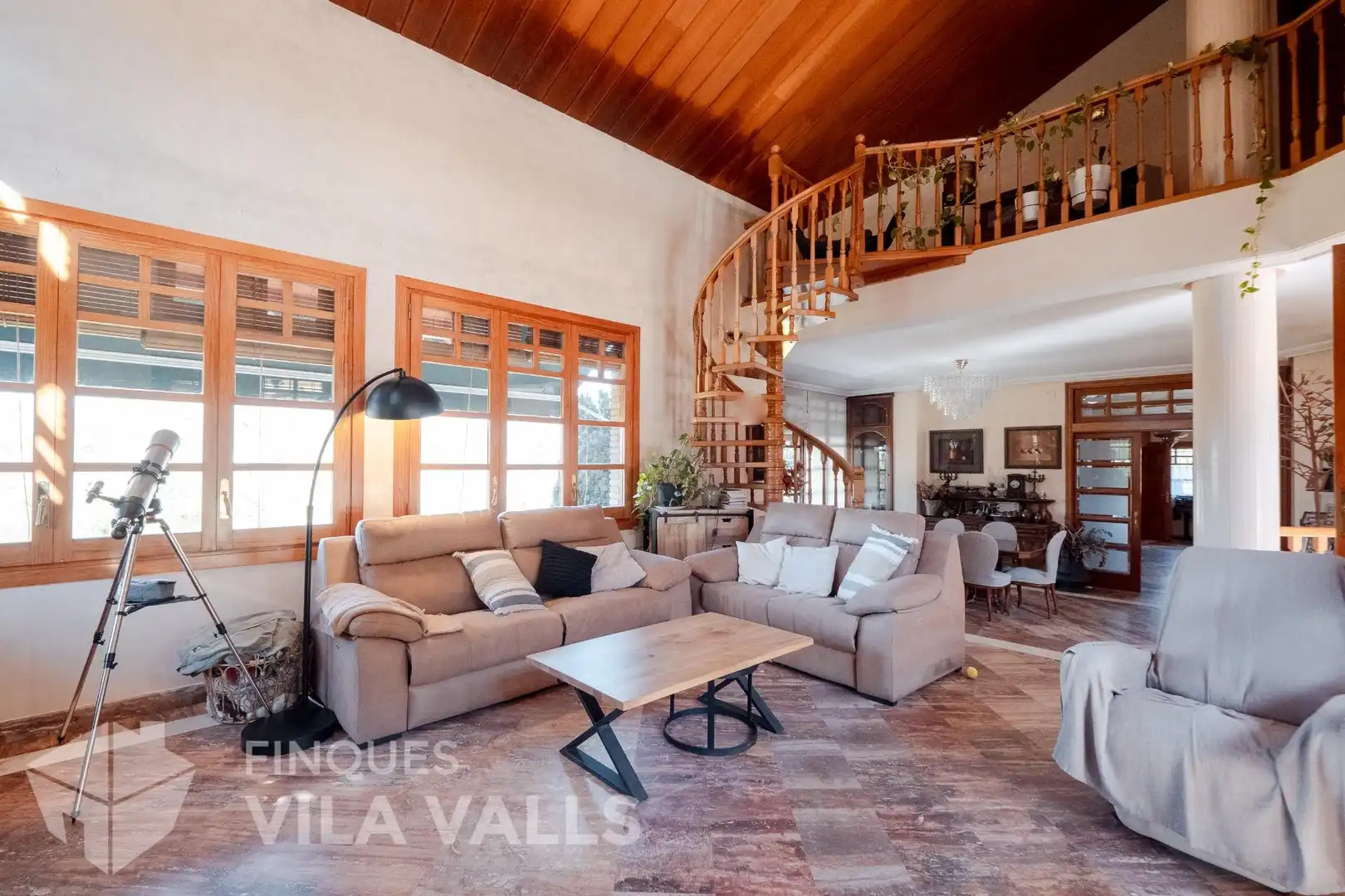 Sala de estar de Casa o chalet en venta en Caldes de Montbui con Aire acondicionado, Jardín privado y Terraza
