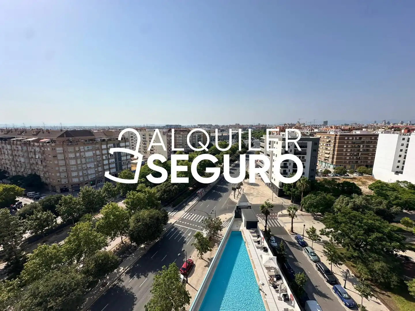 Vista exterior de Piso de alquiler en Valencia con Aire acondicionado, Terraza y Trastero