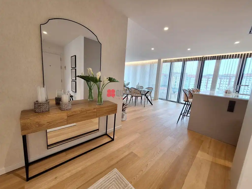Sala de estar de Piso de alquiler en Santiago de Compostela  con Calefacción, Terraza y Amueblado