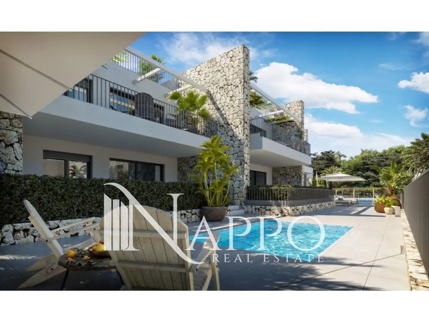 Exterior view of Flat for sale in Andratx  with Air Conditioner, Heating and Terrace