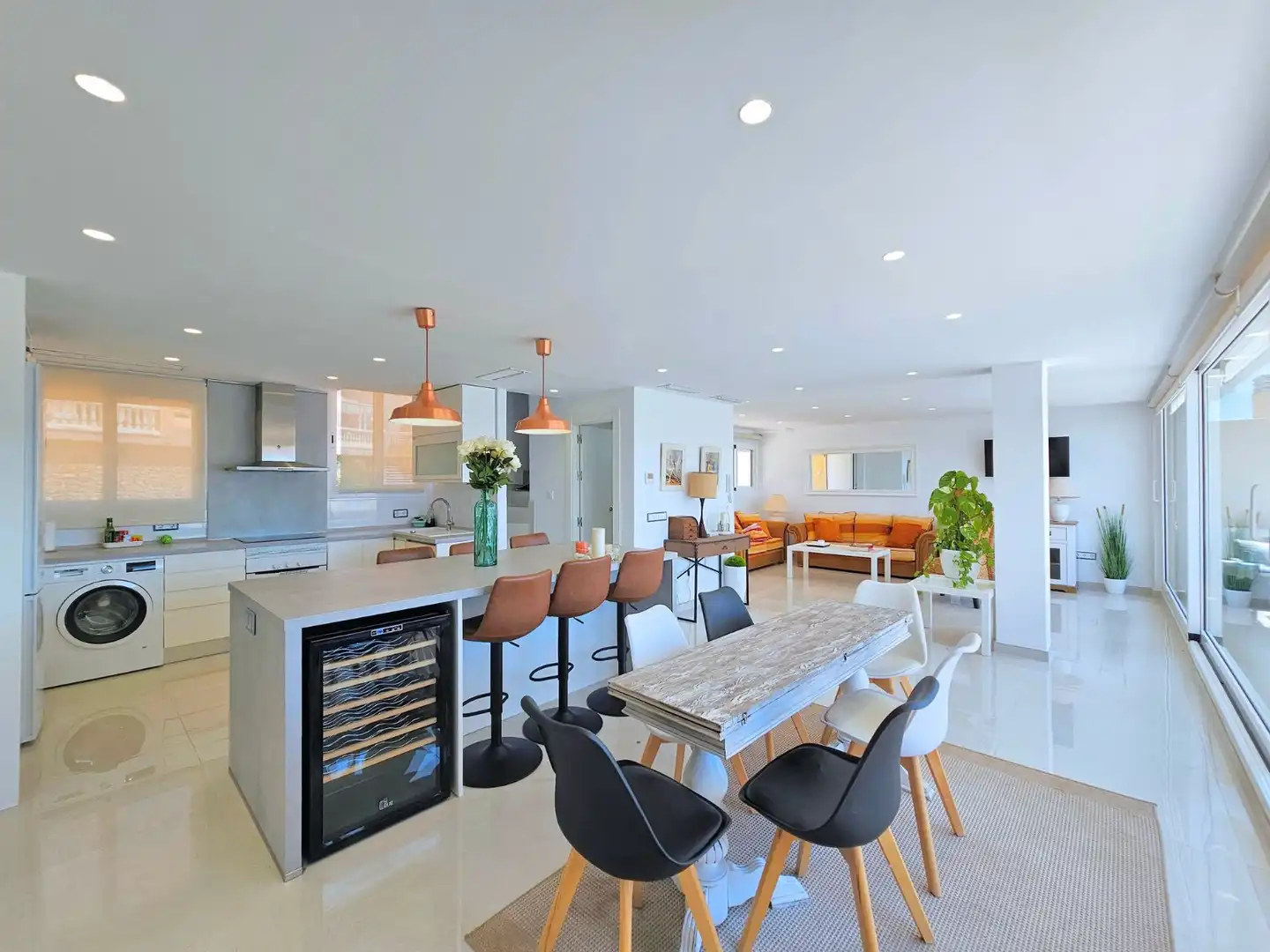 Kitchen of Ground floor for rent in La Manga del Mar Menor  with Air Conditioner, Heating and Terrace