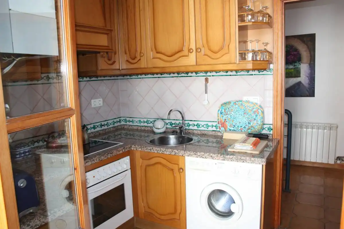 Kitchen of Attic for rent in Granada  with Heating and Furnished