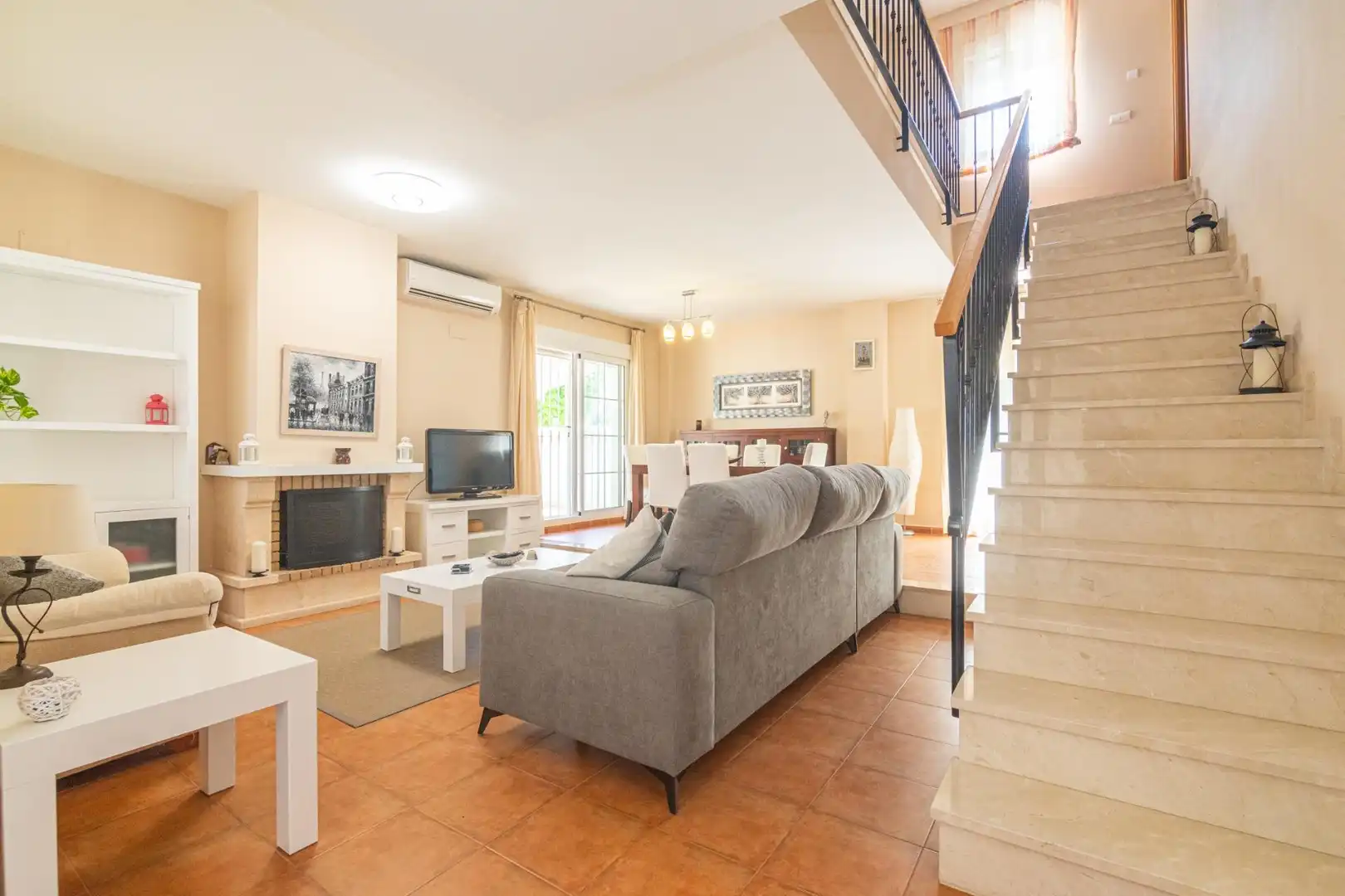 Sala d'estar de Casa o xalet en venda en Aspe amb Piscina