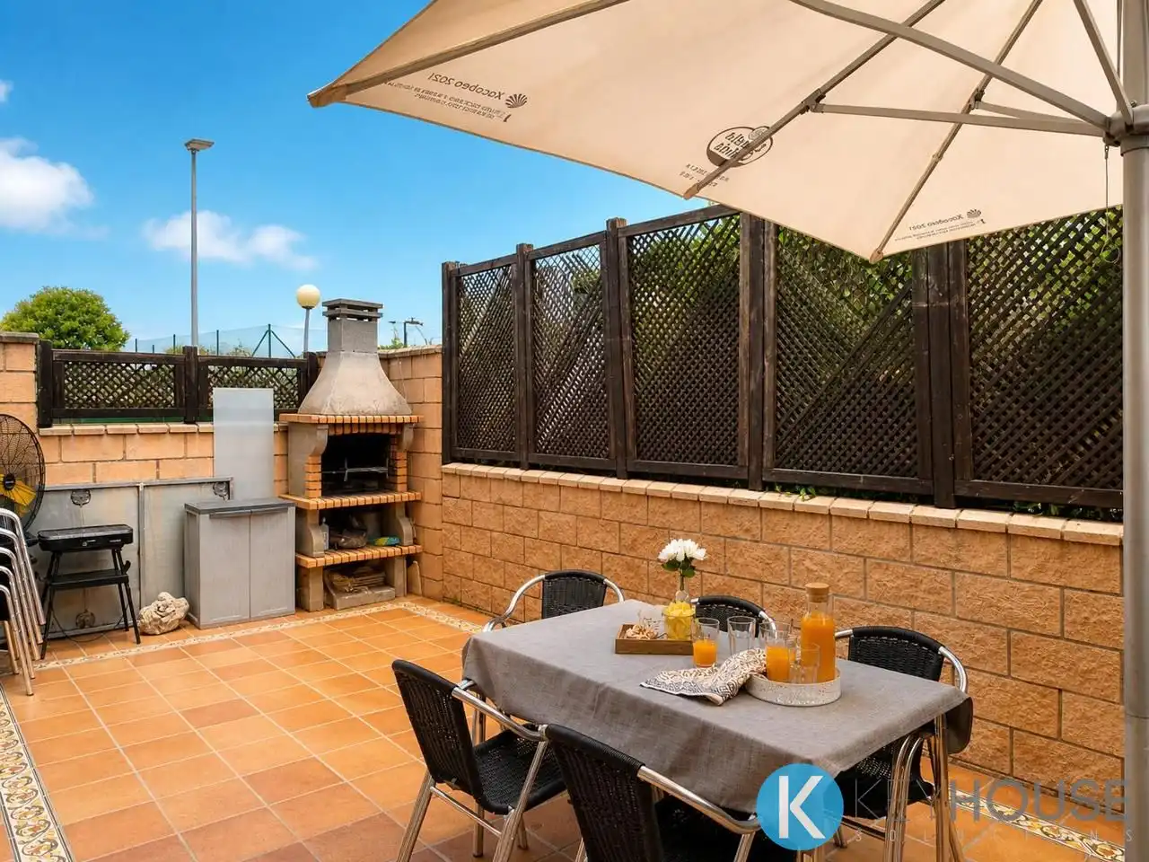 Terrace of Detached homes for sale in Villalbilla  with Air Conditioner, Heating and Private garden