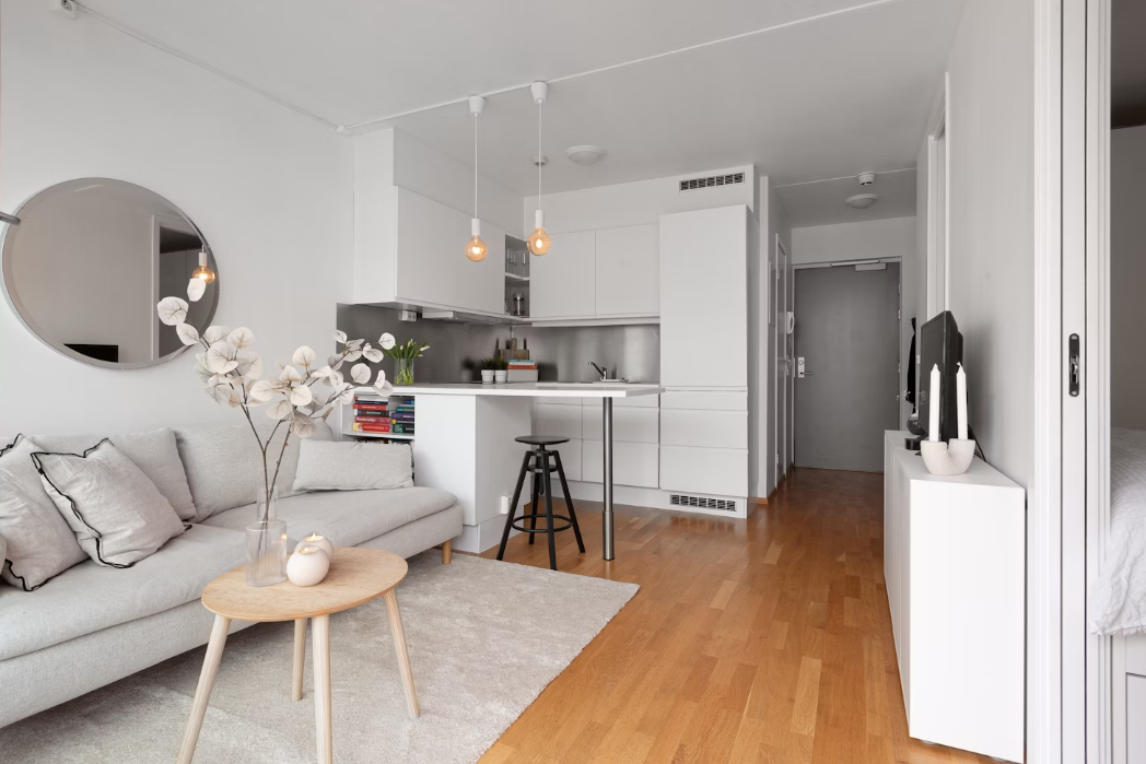 Sala d'estar de Pis en venda en  Barcelona Capital amb Aire condicionat