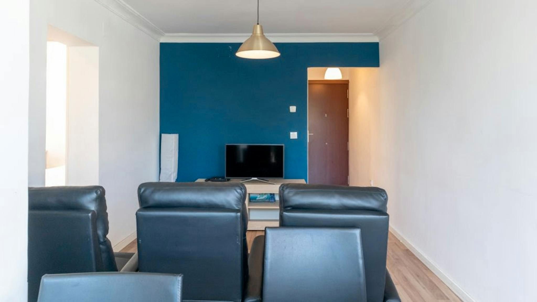 Living room of Flat for rent in  Madrid Capital  with Heating, Furnished and Washing machine
