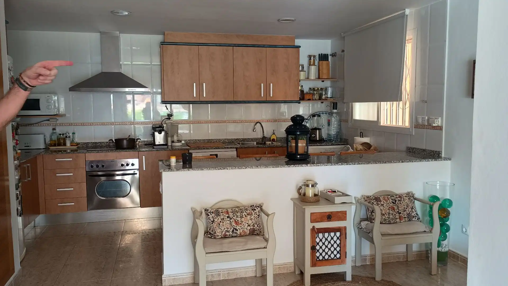 Cuina de Apartament de lloguer en Jávea / Xàbia amb Aire condicionat, Calefacció i Terrassa