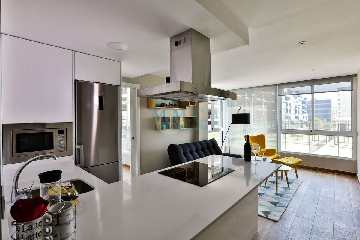 Kitchen of Apartment to rent in Roquetas de Mar  with Furnished