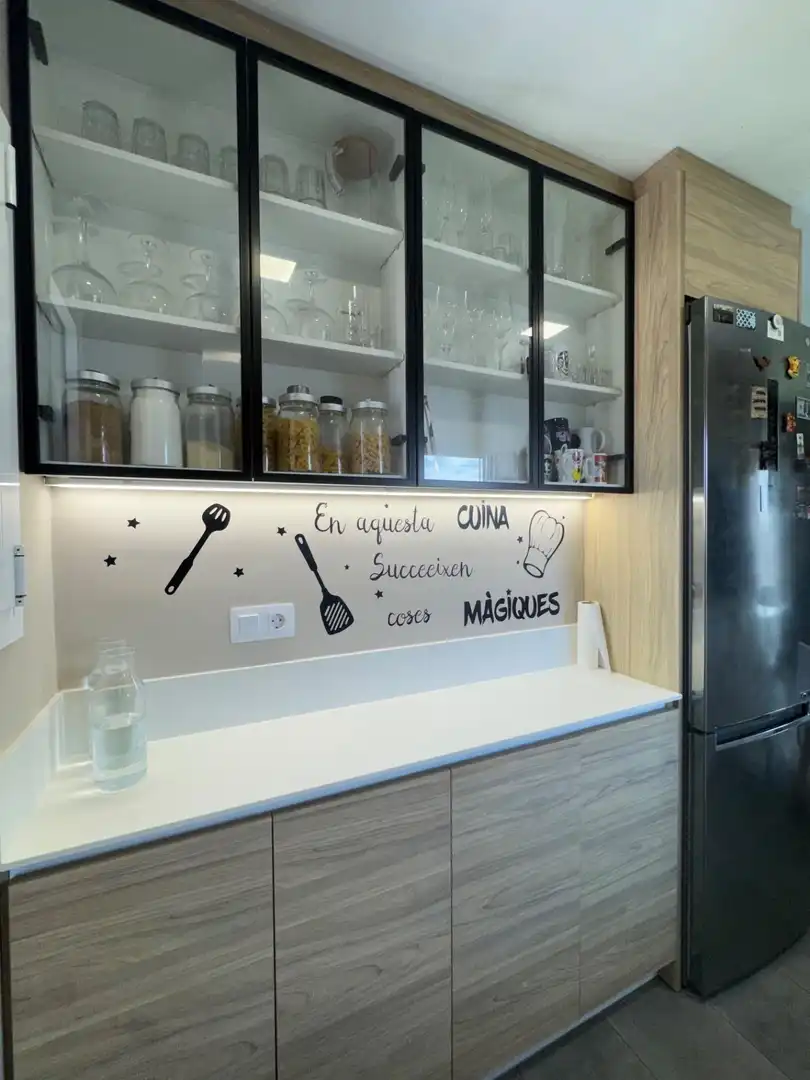 Cocina de Ático en venta en Igualada con Calefacción, Parquet y Terraza