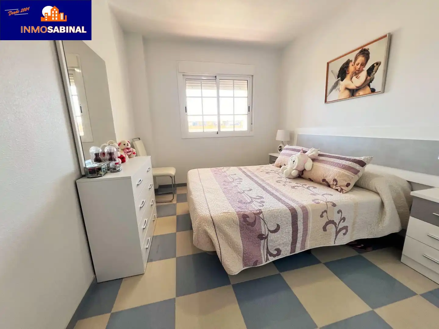 Bedroom of Flat for sale in Roquetas de Mar  with Air Conditioner, Terrace and Furnished