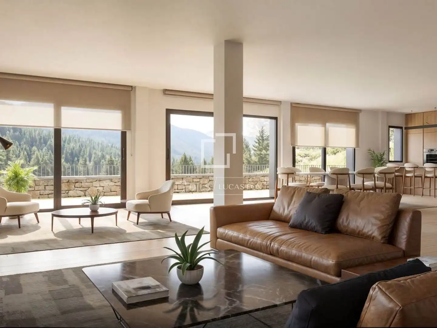 Living room of Flat for sale in La Massana  with Air Conditioner, Heating and Storage room