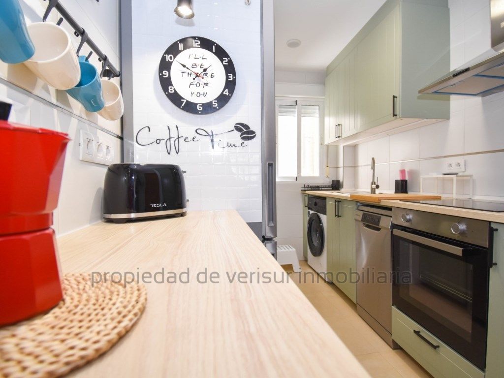Kitchen of Flat to rent in Águilas  with Air Conditioner, Furnished and Oven