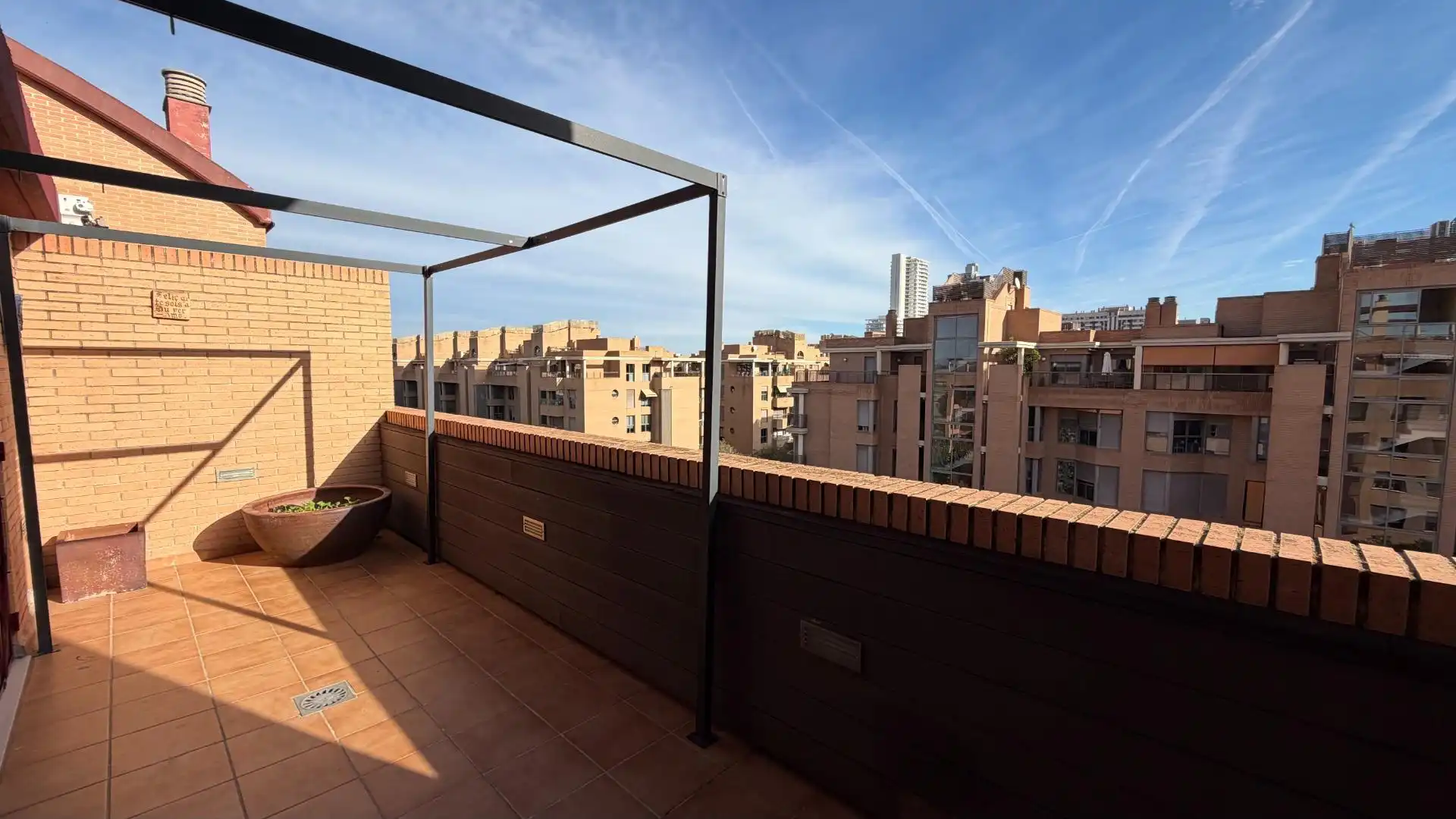 Terraza de Ático en venta en Campanar