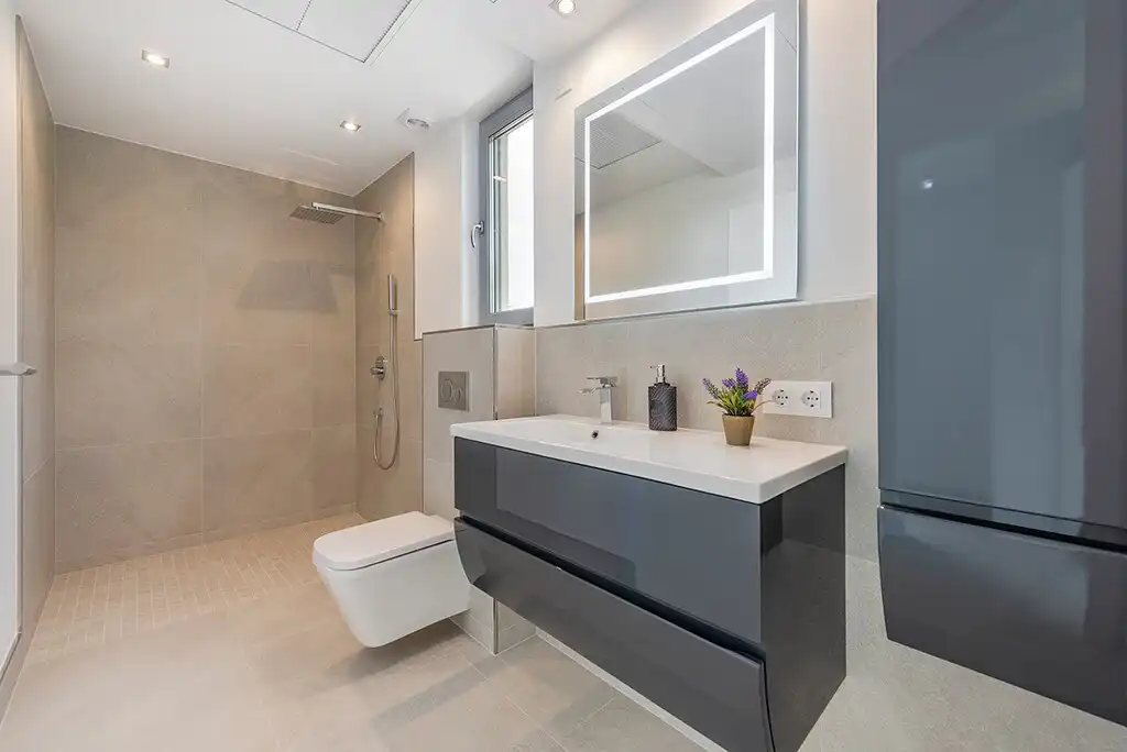 Baño de Casa o chalet en venta en Alcúdia con Aire acondicionado, Calefacción y Jardín privado