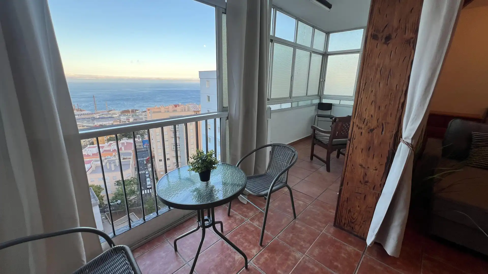 Terraza de Piso de alquiler en Santa Cruz de Tenerife con Jardín privado, Terraza y Amueblado