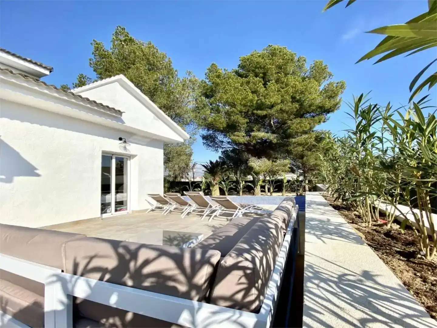 Terrace of Houses for rent in L'Ametlla de Mar   with Air Conditioner, Swimming Pool and Balcony