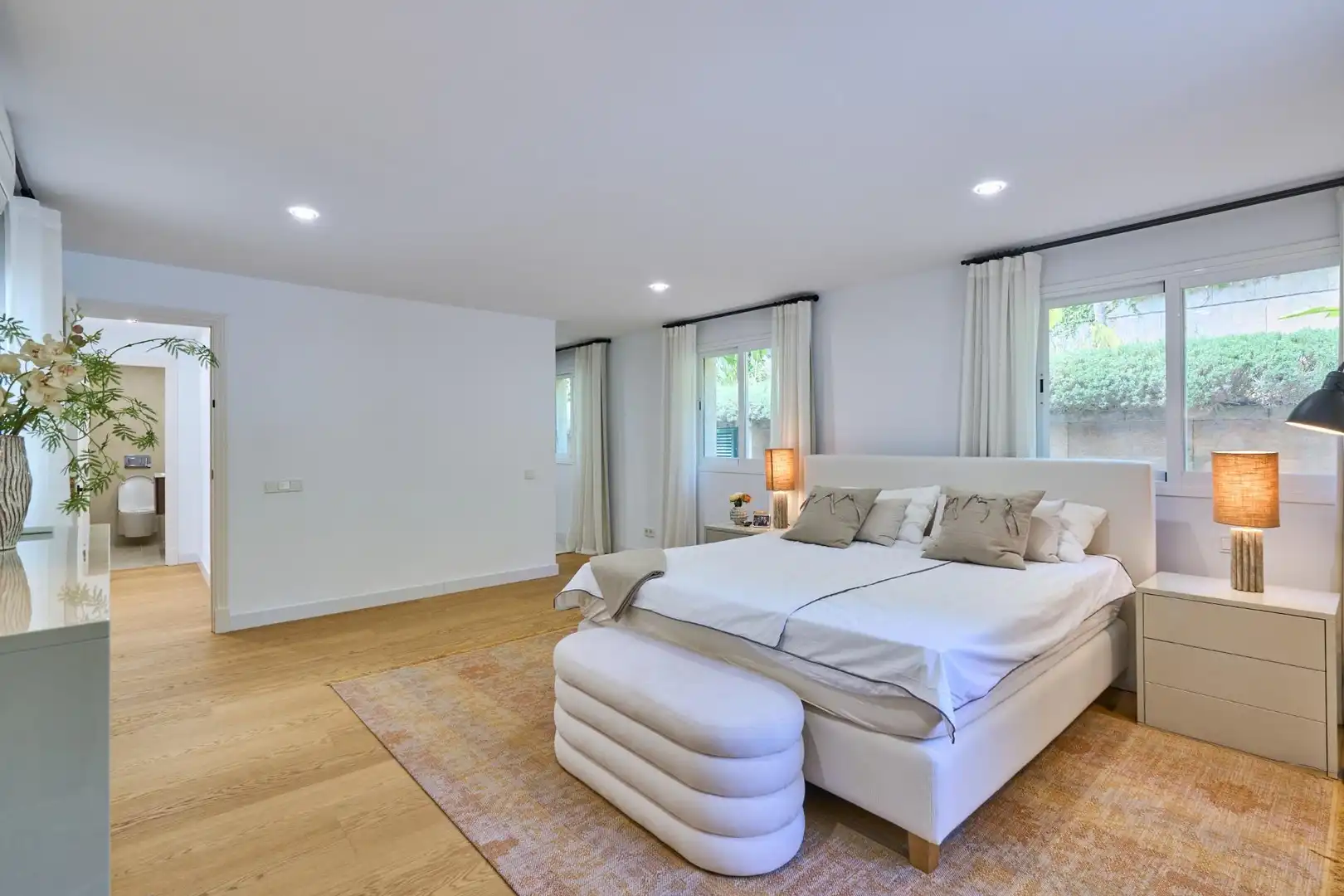 Dormitori de Casa o xalet en venda en  Palma de Mallorca amb Aire condicionat, Jardí privat i Parquet