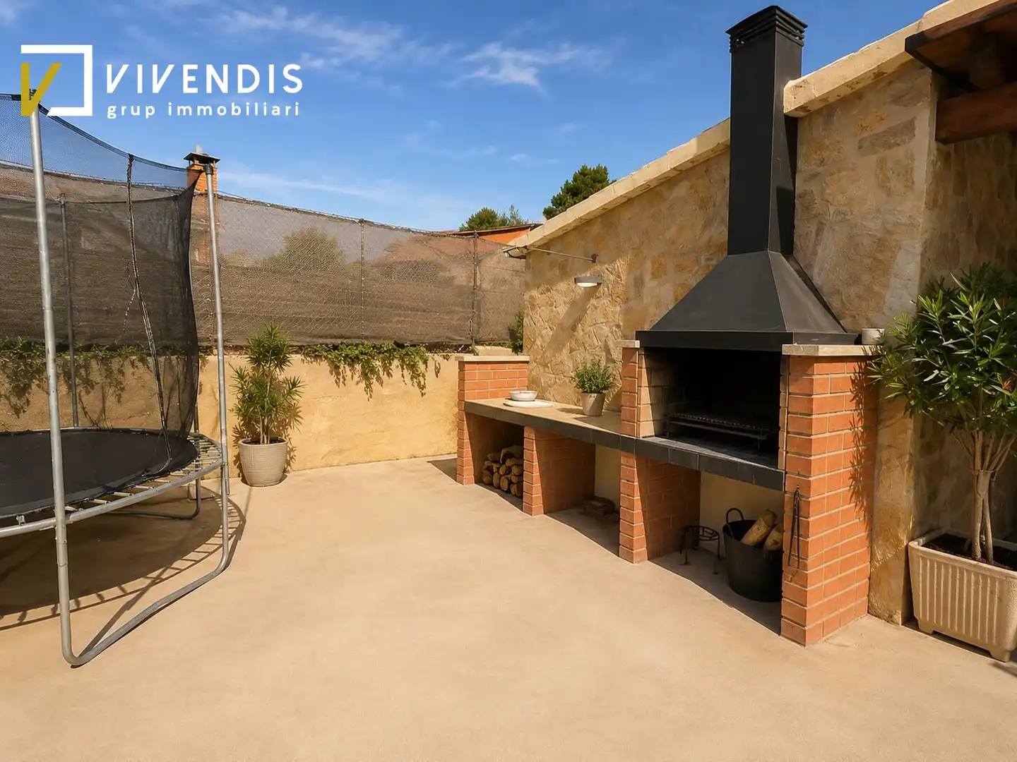 Terraza de Casa o chalet en venta en Rosselló con Jardín privado