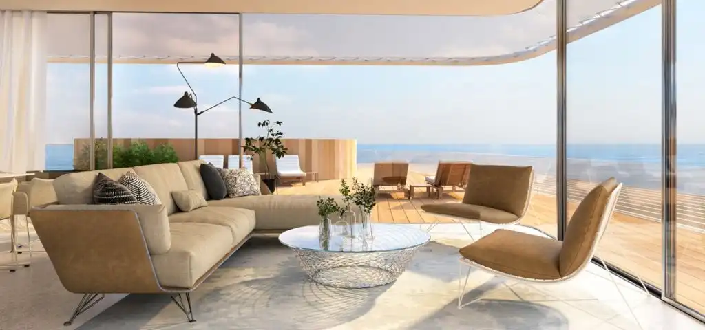 Terraza de Apartamento de alquiler en Estepona con Aire acondicionado, Calefacción y Parquet