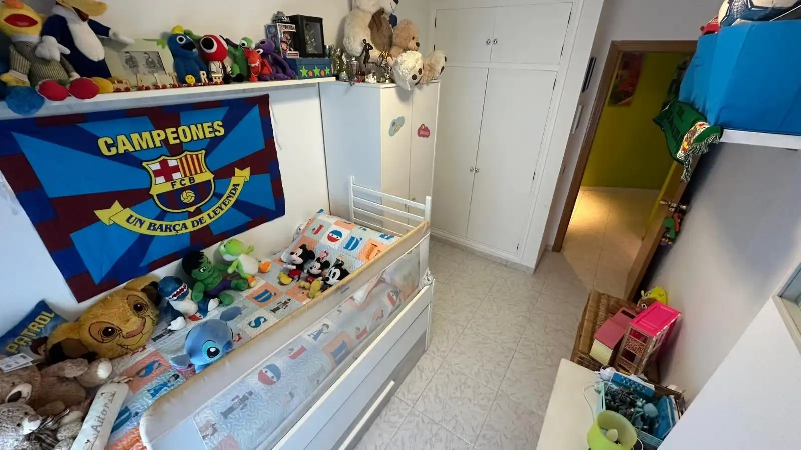 Schlafzimmer von Wohnungen zum Verkauf in Castellón de la Plana / Castelló de la Plana mit Abstellraum, Möbliert und Balkon